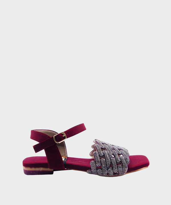 Ladies Sandals Maroon RZ-5124
